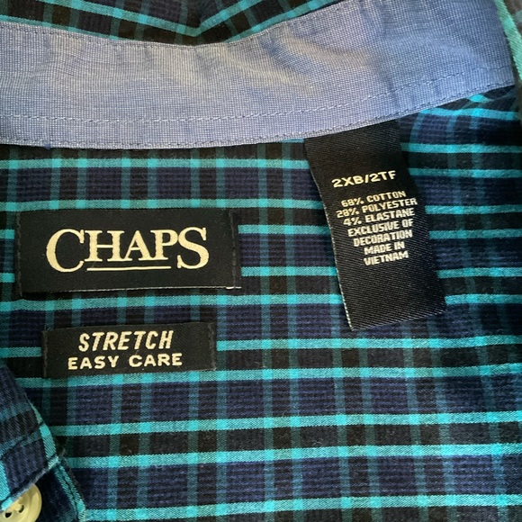 Chaps Stretch Easy Care L/S Shirt - Picture 6 of 7